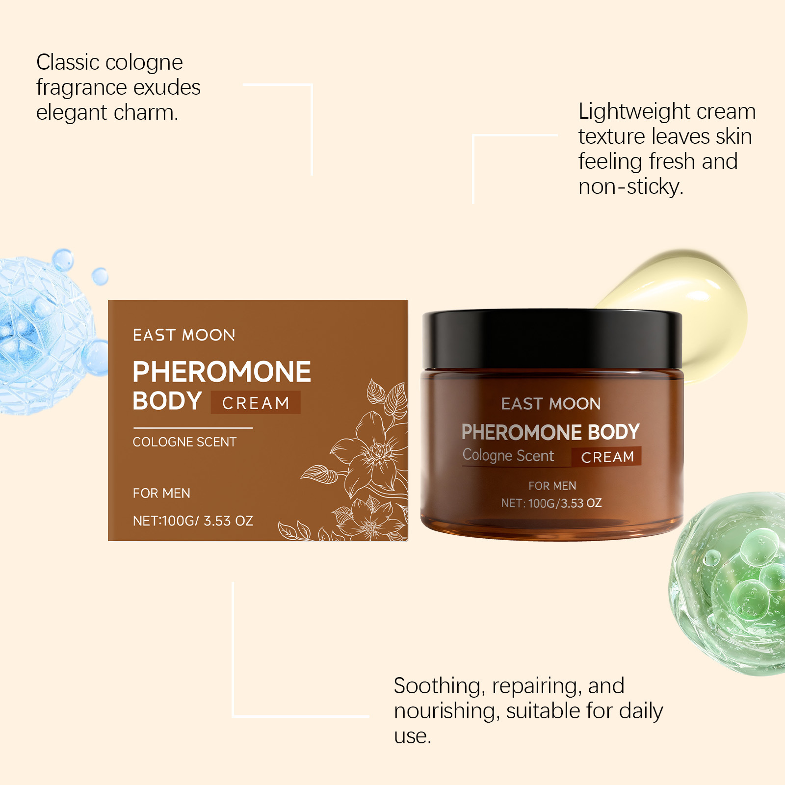 East Moon Men Fragrance Moistu - огляд і ціна Perfume Fragrance Enhancer