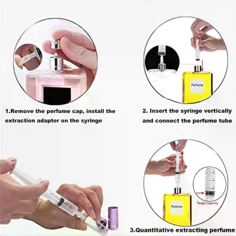 1/3Pcs Syringe Plastic Perfume - огляд і ціна Perfume Fragrance Dispenser
