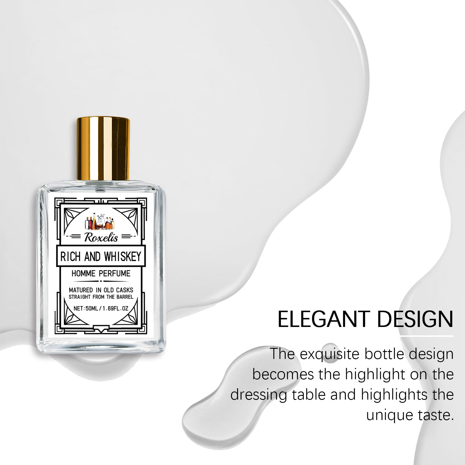 Roxelis 50ml Charm Whisky Men' - огляд і ціна Perfume For Fragrance