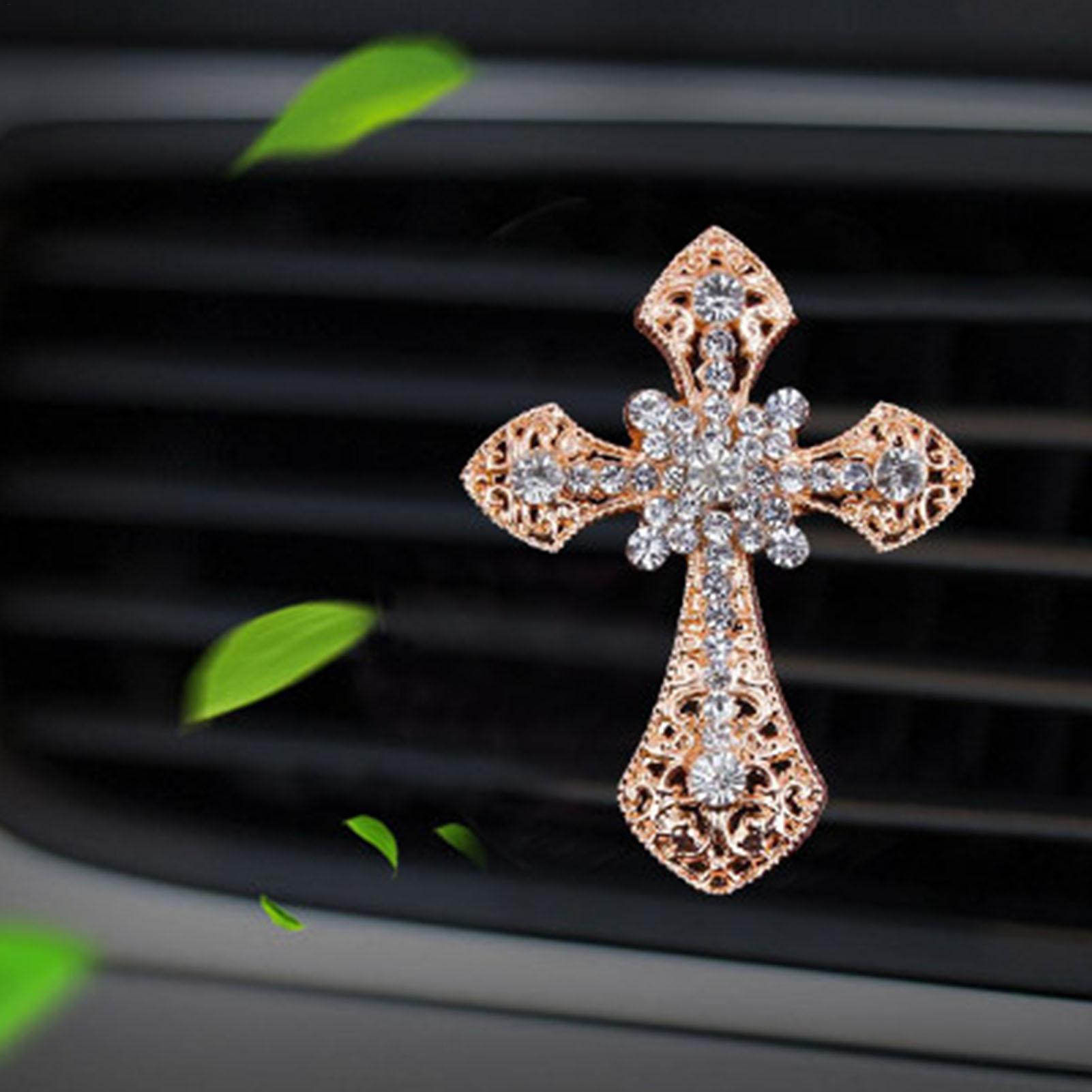 Inlaid diamond cross style car - огляд і ціна Perfume Fragrance Outlet