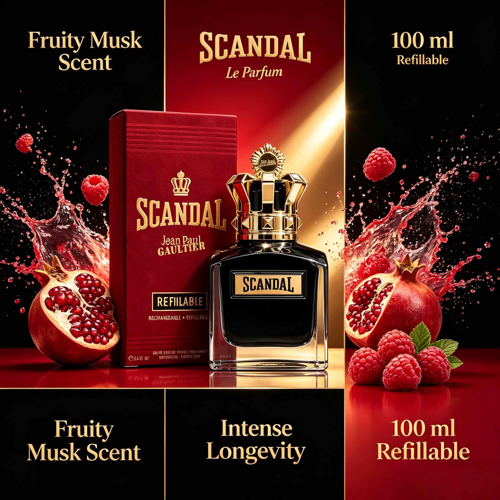 Jean Paul Gaultier Scandal Le  - огляд і ціна Perfume Fragrance Jean Paul Gaultier Le Male